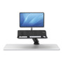 Fellowes Lotus RT Sit-Stand Workstation, 48" x 30" x 42.2" to 49.2", Black View Product Image