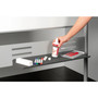 MasterVision Revolver Easel, Vertical Orientation, 35.4" x 47.2", White Surface, Satin Aluminum Frame View Product Image