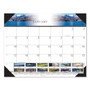 House of Doolittle Recycled Illustrated Desk Pad Calendar - Julian Dates - (HOD140HD) Product Image 