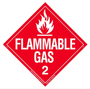 PLACARD - FLAMMABLE GAS - 25/PK Product Image 