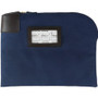 Sparco Locking Currency Bag - 11" Length x 8.50" Width - Navy - Coin, Currency, Document Product Image 
