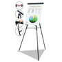 MasterVision Telescoping Tripod Display Easel, Adjusts 38" to 69" High, Metal, Black View Product Image
