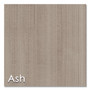 Linea Italia Urban Series Cabinet Credenza Pedestal with Lateral File, 35.25w x 15.25d x 23.75h, Ash View Product Image
