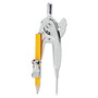 Charles Leonard Ball Bearing Compass with Traditional Pointed Tip, 12" Maximum Diameter, Metal, Dozen View Product Image