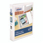 Avery Mini Size Protect and Store View Binder with Round Rings, 3 Rings, 1" Capacity, 8.5 x 5.5, White View Product Image