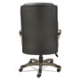 Alera Veon Series Executive High-Back Bonded Leather Chair, Supports Up to 275 lb, Black Seat/Back, Graphite Base (ALEVN4119) View Product Image