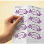 Avery Oval Labels with Sure Feed and Easy Peel, 1.5 x 2.5, Glossy White, 180/Pack View Product Image