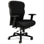 HON Wave Mesh Big and Tall Chair, Supports Up to 450 lb, 19.25" to 22.25" Seat Height, Black View Product Image