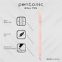 Pentonic Frosted Barrel Ballpoint Pens - 0.7 mm Fine Pen Point - (PNTPEN13087) Product Image 