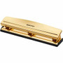 Bostitch 3-hole Punch - 3 Punch Head(s) - 12 Sheet - 9/32" Punch Size - Metal, Rubber - 2.5" Width x 10.6" Depth Product Image 