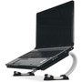 Allsop Redmond Adjustable Curve Notebook Stand, 15" x 11.5" x 6", Black/Silver, Supports 40 lbs View Product Image