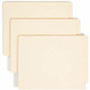 Smead Shelf-Master Straight Tab Cut Letter Recycled Fastener Folder - 8 1/2" x 11" - 3/4" Expansion - 2 x 2B Fastener(s) - 2" for Folder - End Tab Location - (SMD34125) Product Image 