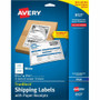 Avery TrueBlock Paper Receipt Shipping Labels - 5 1/16" Width x 7 5/8" Length - Permanent Adhesive - Rectangle - Inkjet - White Product Image 
