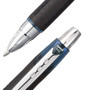 uniball Jetstream Retractable Hybrid Gel Pen, 1 mm, Blue-Infused Black Ink, Black/Blue/Silver Barrel (UBC1858845) View Product Image