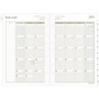 At-A-Glance Daily Monthly Planner Two Page Per Day Refill, Loose-Leaf, Desk Size - Daily, Monthly - (AAG481225A) View Product Image