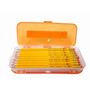 Charles Leonard Double-sided Pencil Boxes - 1.50" Height x 8.50" Width x 3.50" Depth - Double Sided - Assorted Product Image 