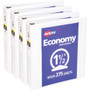 Avery Economy View Binder - 1 1/2" Binder Capacity - Letter - 8 1/2" x 11" Sheet Size - 275 Sheet Capacity - 3 Ring(s) - (AVE05726BD) Product Image 