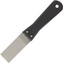 Great Neck Stiff Blade Putty Knife - 1.25" Blade - Black Plastic Handle - 0.7" Height x 1.1" Width x 8.1" Length - Durable Product Image 