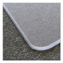 Floortex Cleartex MegaMat Heavy-Duty Polycarbonate Mat for Hard Floor/All Carpet, 46 x 53, Clear (FLRECM121345ER) View Product Image