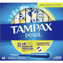 Tampax Pearl Regular Tampons - Regular - Plastic Applicator - Anti-leak, Comfortable, Unscented - 36/Box Product Image 