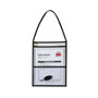 C-Line 2-Pocket Shop Ticket Holder w/Setrap, Black Stitching, 150-Sheet, 9 x 12, 15/Box (CLI38912) View Product Image