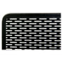 Artistic Urban Collection Punched Metal File Sorter, 3 Sections, Letter Size Files, 8" x 8" x 7.25", Black View Product Image