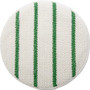 Rubbermaid Commercial Green Stripe Carpet Bonnet - Scrubber Strip - White, Green Product Image 
