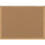 MasterVision Oak Frame 3'x2' Cork Bulletin Board - 24" Board Height x 36" Board Width - Cork Surface - Self-healing - Oak Frame Product Image 