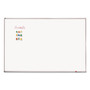 Quartet Porcelain Magnetic Whiteboard, 72 x 48, White Surface, Silver Aluminum Frame (QRTPPA406) View Product Image