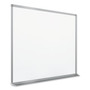 Quartet Porcelain Magnetic Whiteboard, 72" x 48", White Surface, Satin Aluminum Frame View Product Image