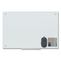 U Brands Magnetic Glass Dry Erase Board Value Pack, 36" x 24" (Actual Size: 35" x 23"), Frosted White Surface View Product Image