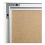 U Brands 4N1 Magnetic Dry Erase Combo Board, 23 x 17, Tan/White Surface, Silver Aluminum Frame (UBR3890U0001) View Product Image