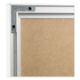 U Brands 4N1 Magnetic Dry Erase Combo Board, Week/Month Planning, 24 x 18 (Actual Size: 23 x 17), Tan/WH Surface, Satin Aluminum Frame View Product Image