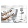 Durable DURAFRAME Note Sign Holder, 8.5 x 11, Silver Frame View Product Image