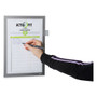 Durable DURAFRAME Note Sign Holder, 8.5 x 11, Silver Frame View Product Image