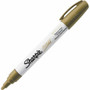 Sharpie Oil-Based Paint Marker - Medium Point - Medium Marker Point - Gold Ink - Oil Based - Gold Barrel Product Image 