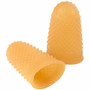 ACCO Rubber Finger Tips - #12 with 0.69" Diameter - Medium/Large Size - Rubber - Amber Product Image 