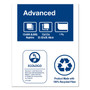 Tork Advanced Soft Minifold Dispenser Napkins, 1-Ply,13" x 12", White, 6000/CT View Product Image