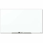 Quartet InvisaMount Magnetic Glass Dry-Erase Board - 39" (3.3 ft) Width x 22" (1.8 ft) Height - White Tempered Glass Surface - Horizontal - Magnetic - Assembly Required Product Image 