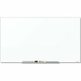 Quartet InvisaMount Magnetic Glass Dry-Erase Board - 39" (3.3 ft) Width x 22" (1.8 ft) Height - White Tempered Glass Surface - Horizontal - Magnetic - Assembly Required Product Image 