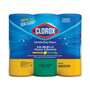 Clorox Disinfecting Wipes, 1-Ply, 7 x 8, Fresh Scent/Citrus Blend, White, 35/Canister, 3 Canisters/Pack View Product Image