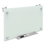 Quartet Infinity Magnetic Glass Dry Erase Cubicle Board, 30" x 18", White Surface View Product Image