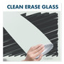 Quartet Infinity Magnetic Glass Dry Erase Cubicle Board, 30" x 18", White Surface View Product Image