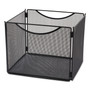 Safco Onyx Steel Mesh Desktop File Box - 10" Height x 12.50" Width x 11" Depth - (SAF2170BL) Product Image 