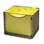 Safco Onyx Steel Mesh Desktop File Box - 10" Height x 12.50" Width x 11" Depth - (SAF2170BL) Product Image 
