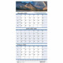 House of Doolittle Scenic 3-month Wall Calendar - Julian Dates - 14 Month - December 2025 to January 2027 - 3 Month Single Page Layout - 12 1/4" x 27" Sheet Size Product Image 