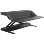 Fellowes Lotus Sit-Stand Workstation - 35 lb Load Capacity - 2 x Shelf(ves) - 5.50" Height x 32.75" Width x 24.25" Depth - Desktop - Steel, Plastic, Phenolic Resin Product Image 