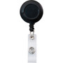 Advantus Snap Clip Retractable ID Reel - Black - (AVT75666) View Product Image