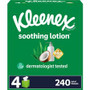 Kleenex Soothing Lotion Tissues - 3 Ply - WhiteBox - 60/Box - (KCC54289) Product Image 