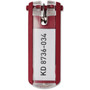 Durable Key Tags for Locking Key Cabinets, Plastic, 1.13 x 2.75, Assorted, 24/Pack View Product Image